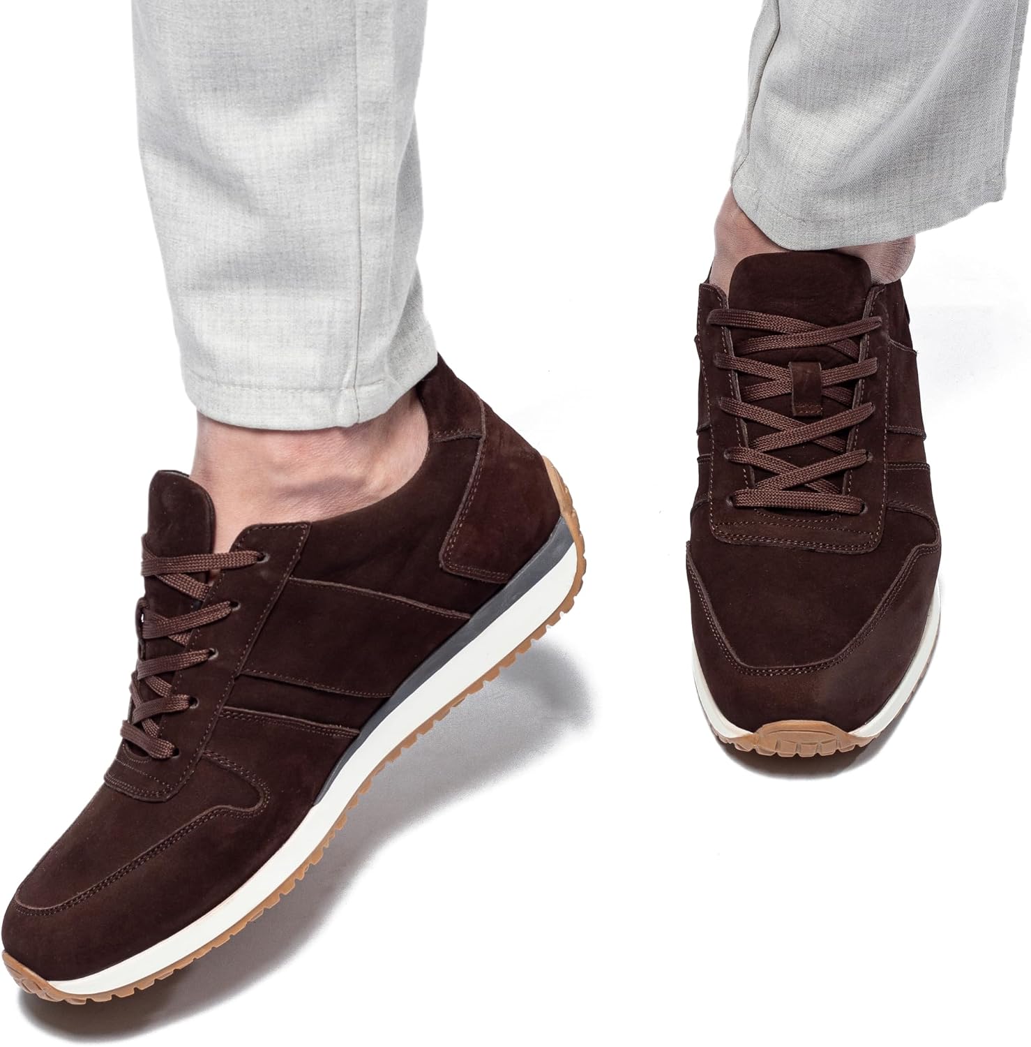 Relax Hakiki Deri Erkek Casual Ayakkabı Koyu Kahve Günlük Rahat Sneaker